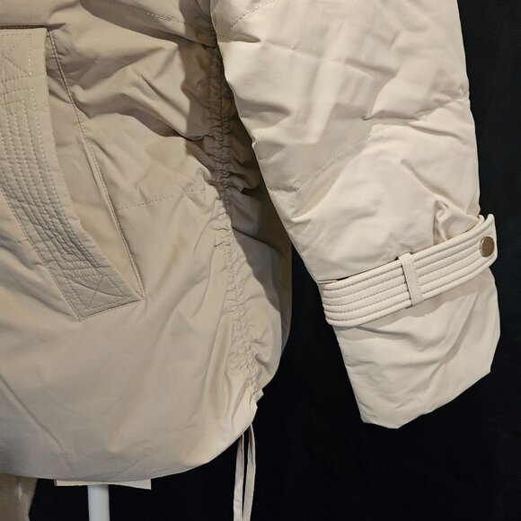NWT NAP Duck Down Beige Coat - Picture 3 of 7